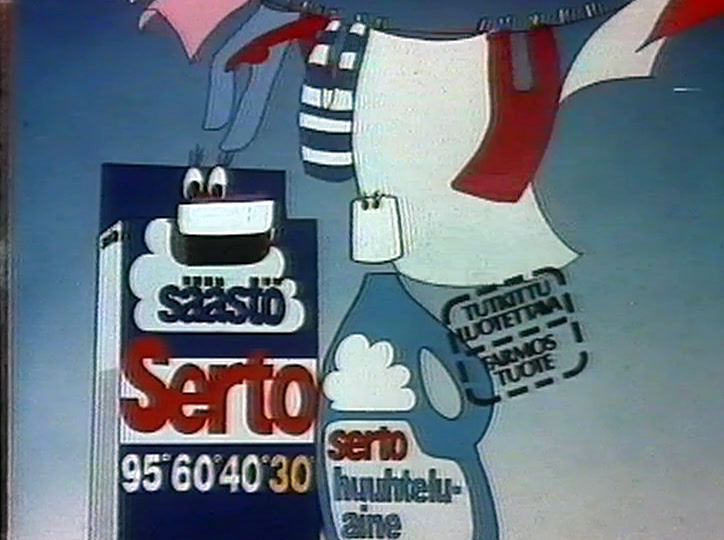 The box has grown a cartoon face, and a Farmos quality seal sits beside the bottle.